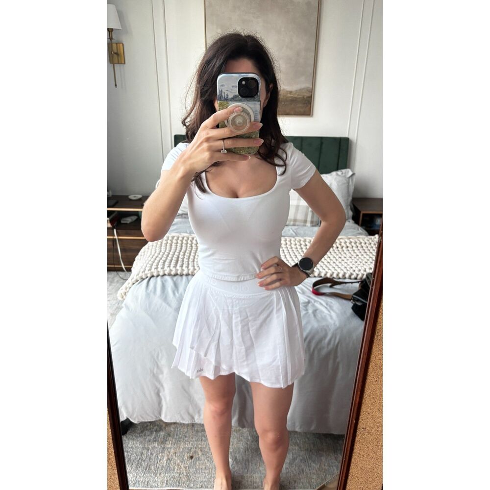 White Alo Tennis Skirt